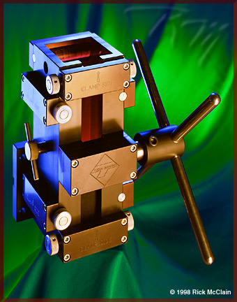 This image was created for Terra Diamond Inc. of Salt Lake City, a very good client of mine, that has given me a lot of lattitude in creating my images. The end product has been images that work very well for them and that I feel challenged my creativity, too. We are both very happy with the results. This is the mount for the coring drill held by the biker in the image under DIGITAL images.